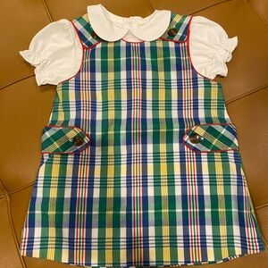 Beaufort Bonnet Company Plaid 3T Dress and Shirt